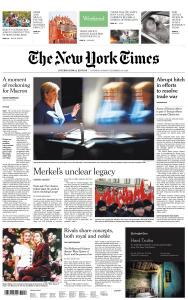International New York Times - 08-09 December 2018 (.PDF)