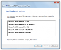 Microsoft .NET Framework Repair Tool