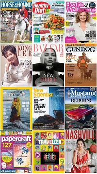 50 Assorted Magazines - August 16 2019