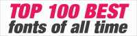 Top 100 Fonts (Graffiti, Horror, Handwritten & More)(DAVE4595)